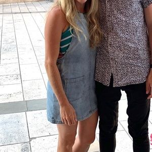 Roxy Denim Skirt Overall